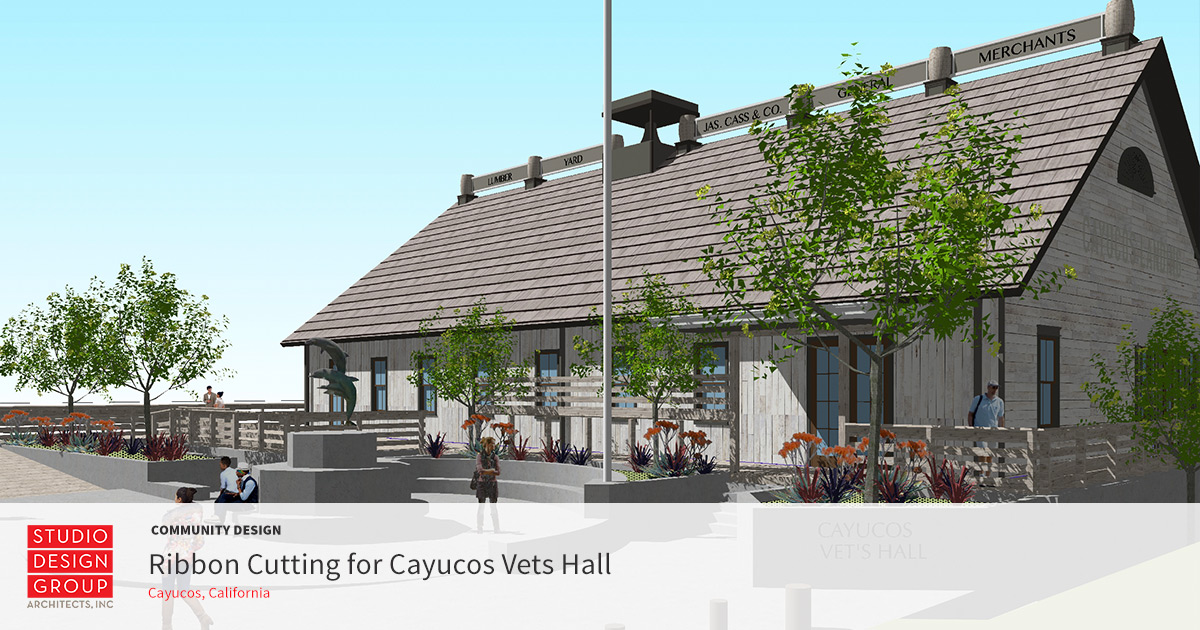 Ribbon Cutting for Cayucos Vets Hall